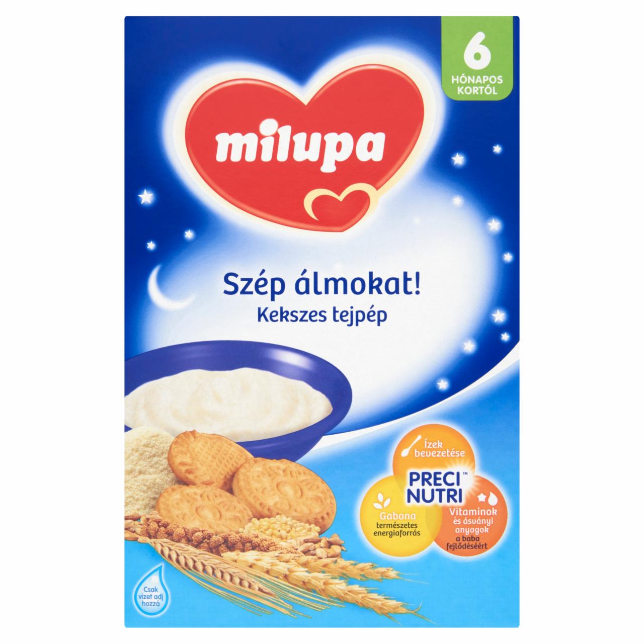 Képek - Milupa Szép álmokat! kekszes tejpép 6 hónapos kortól 250 g