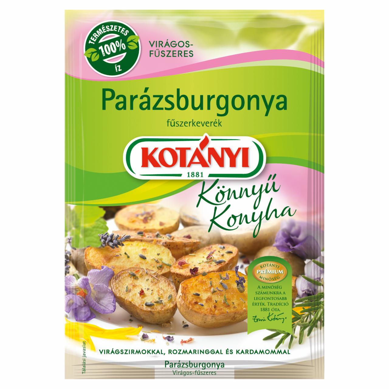 Képek - Kotányi Könnyű Konyha virágos-fűszeres parázsburgonya fűszerkeverék 25 g