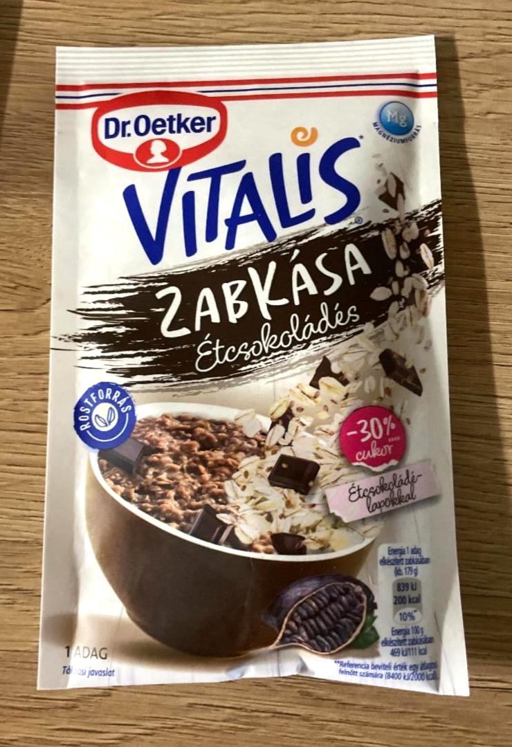 Képek - Vitalis étcsokoládés zabkása alappor Dr. Oetker