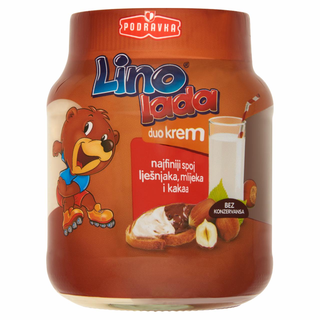 Képek - Lino Lada kakaós-mogyorós és tejes kenhető krém 350 g
