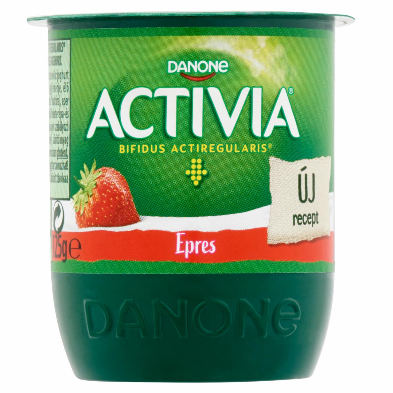 Képek - Activia élőflórás, zsírszegény epres joghurt Danone