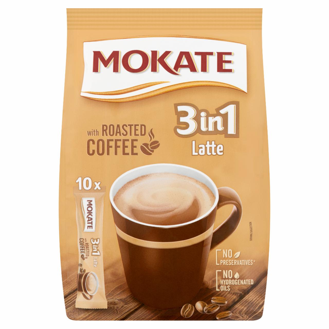 Képek - Mokate 2in1 Latte azonnal oldódó kávéspecialitás 10 db 150 g