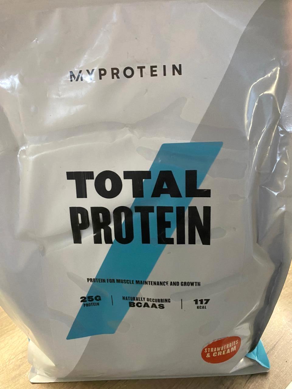 Képek - Total Protein Strawberries & cream MyProtein