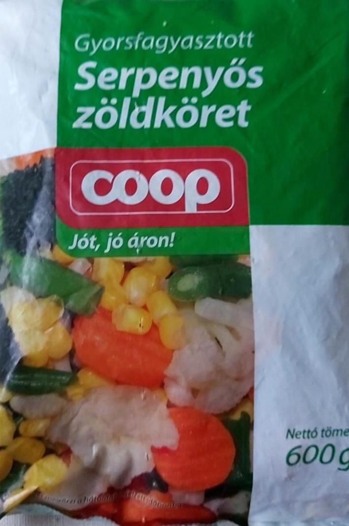 Képek - Gyorsfagyasztott serpenyős zöldköret Coop