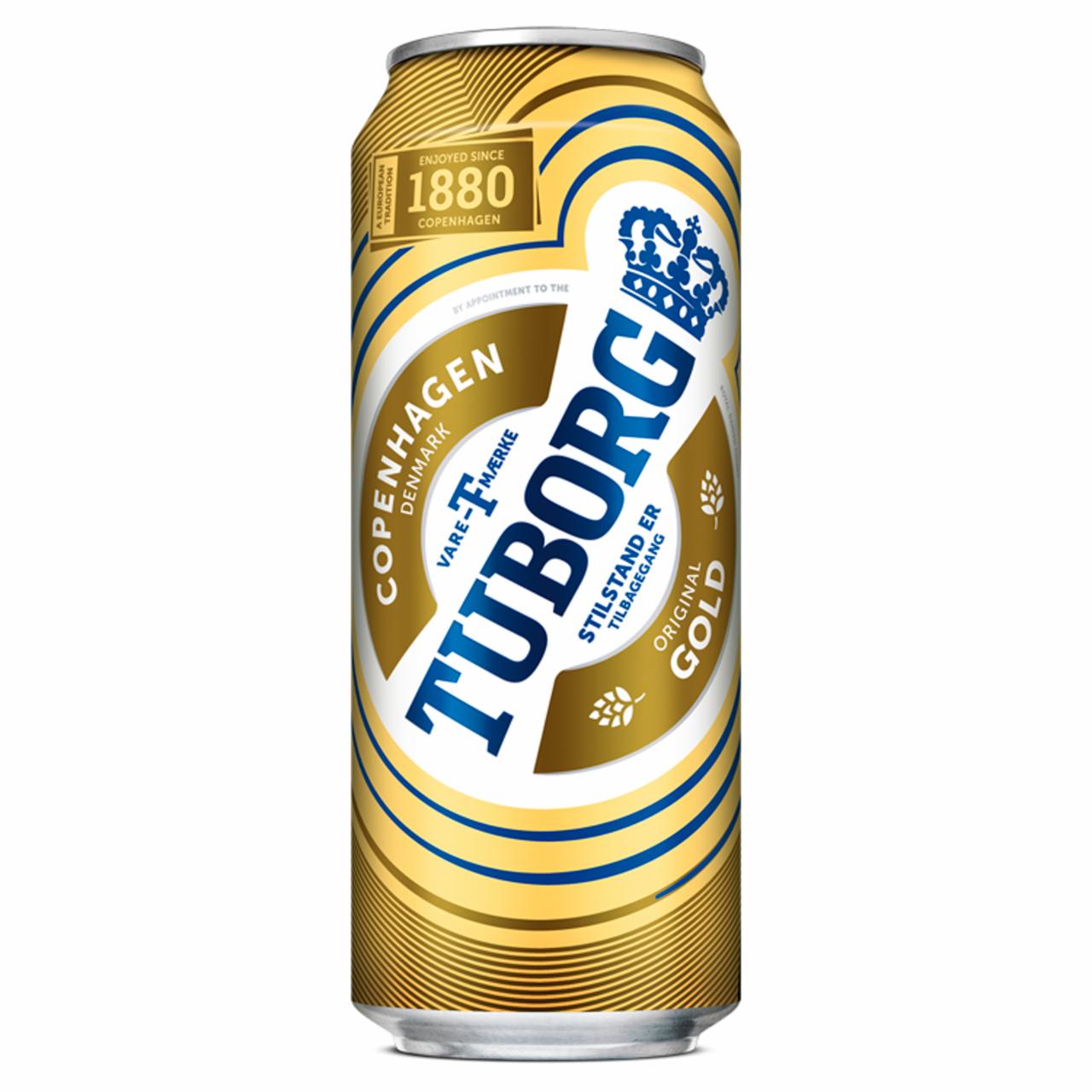 Képek - Tuborg Gold világos sör 5% 0,5 l