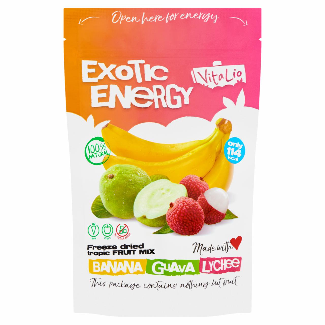 Képek - VitaLio Exotic Energy liofilizált trópusi gyümölcs mix 20 g