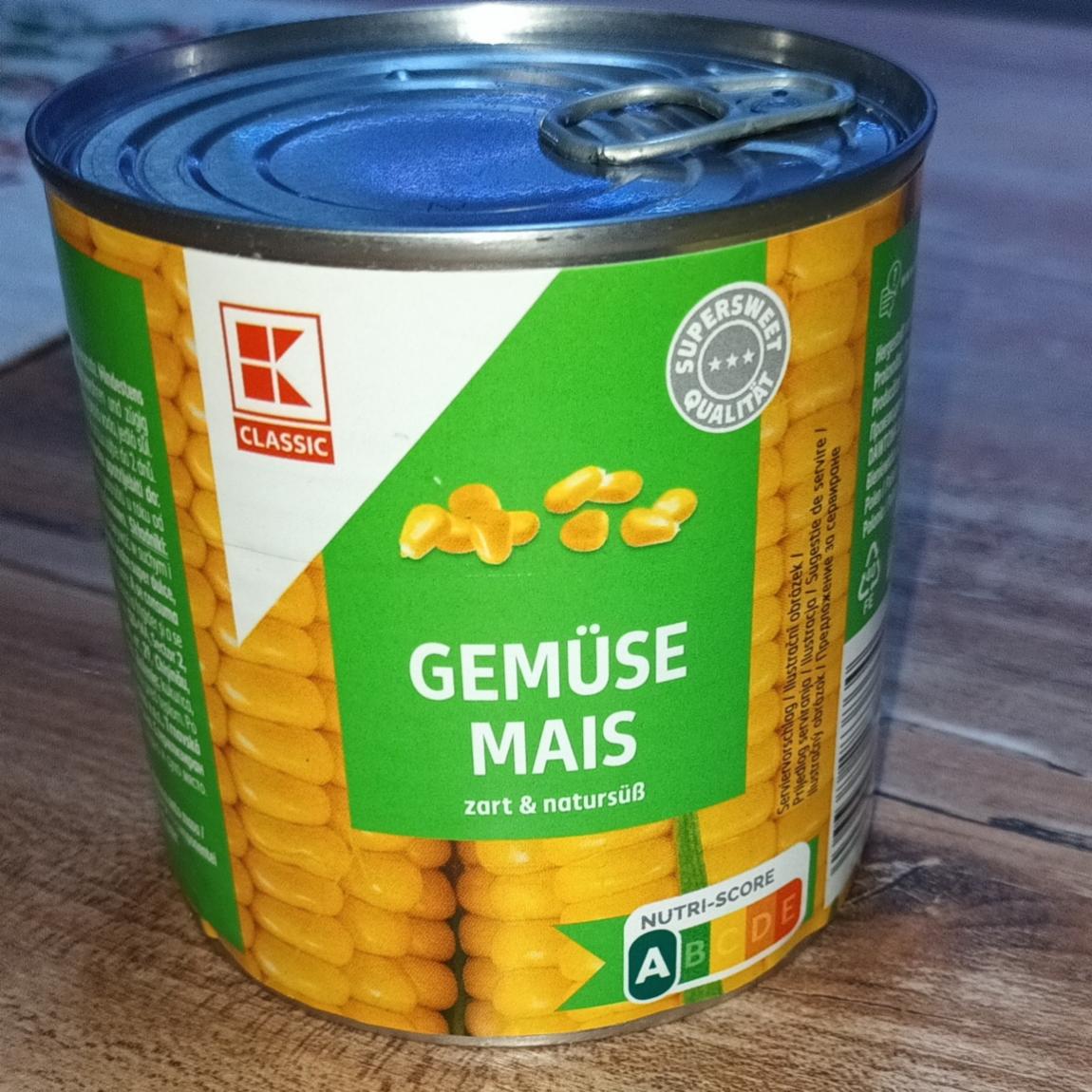 Képek - Kukorica konzerv Gemüse mais K-Classic