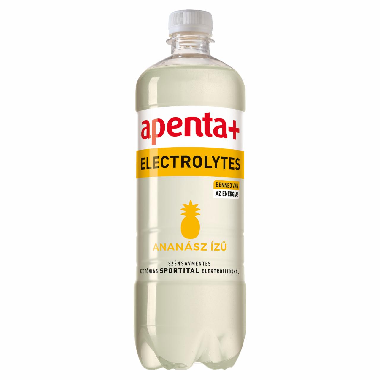 Képek - Apenta+ Electrolytes ananász ízű szénsavmentes izotóniás sportital
