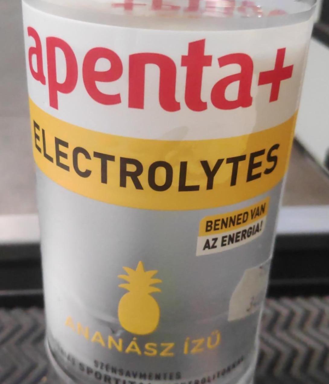 Képek - Apenta+ Electrolytes ananász ízű szénsavmentes izotóniás sportital