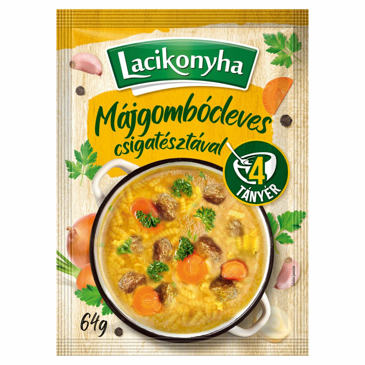 Képek - Lacikonyha májgombócleves csigatésztával 64 g