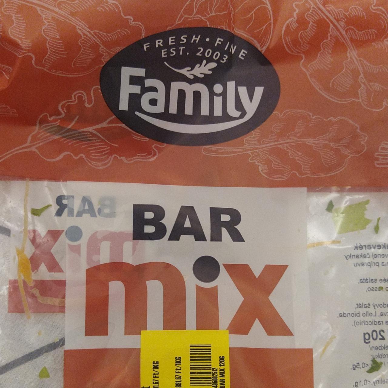 Képek - Bar mix friss salátakeverék Family
