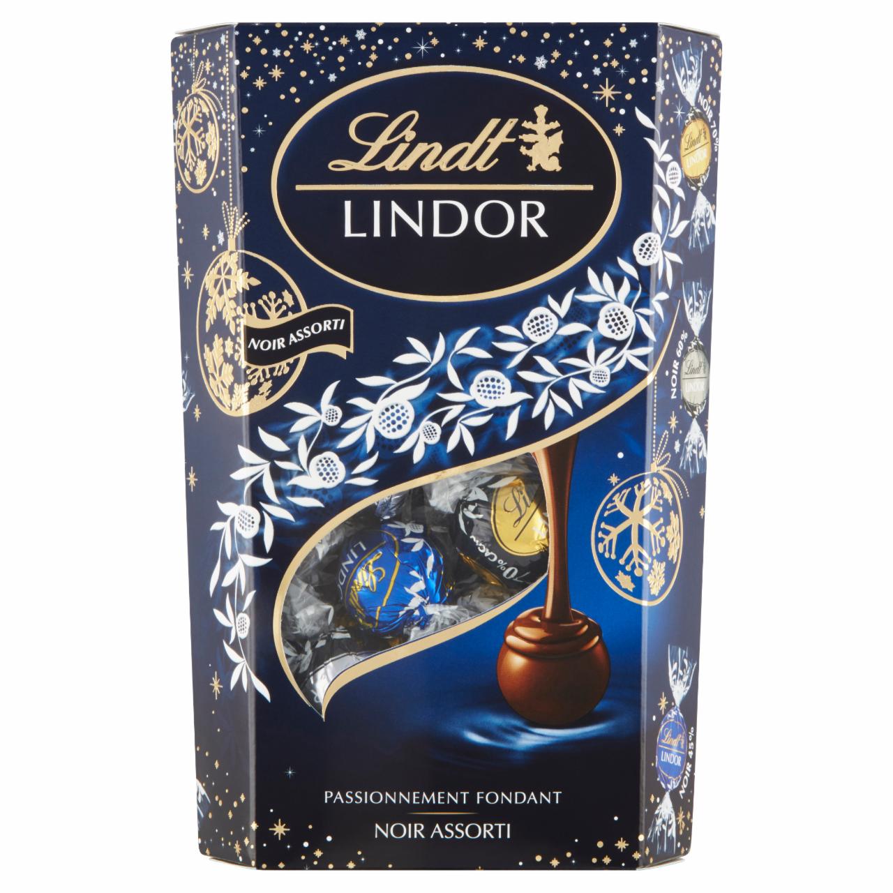 Képek - Lindt Lindor pralinéválogatás lágyan olvadó töltelékkel 337 g