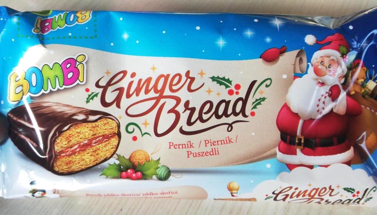 Képek - Bombi Ginger Bread kakaós bevonómasszába mártott, almás-fahéjas lekvárral töltött puszedli 45 g