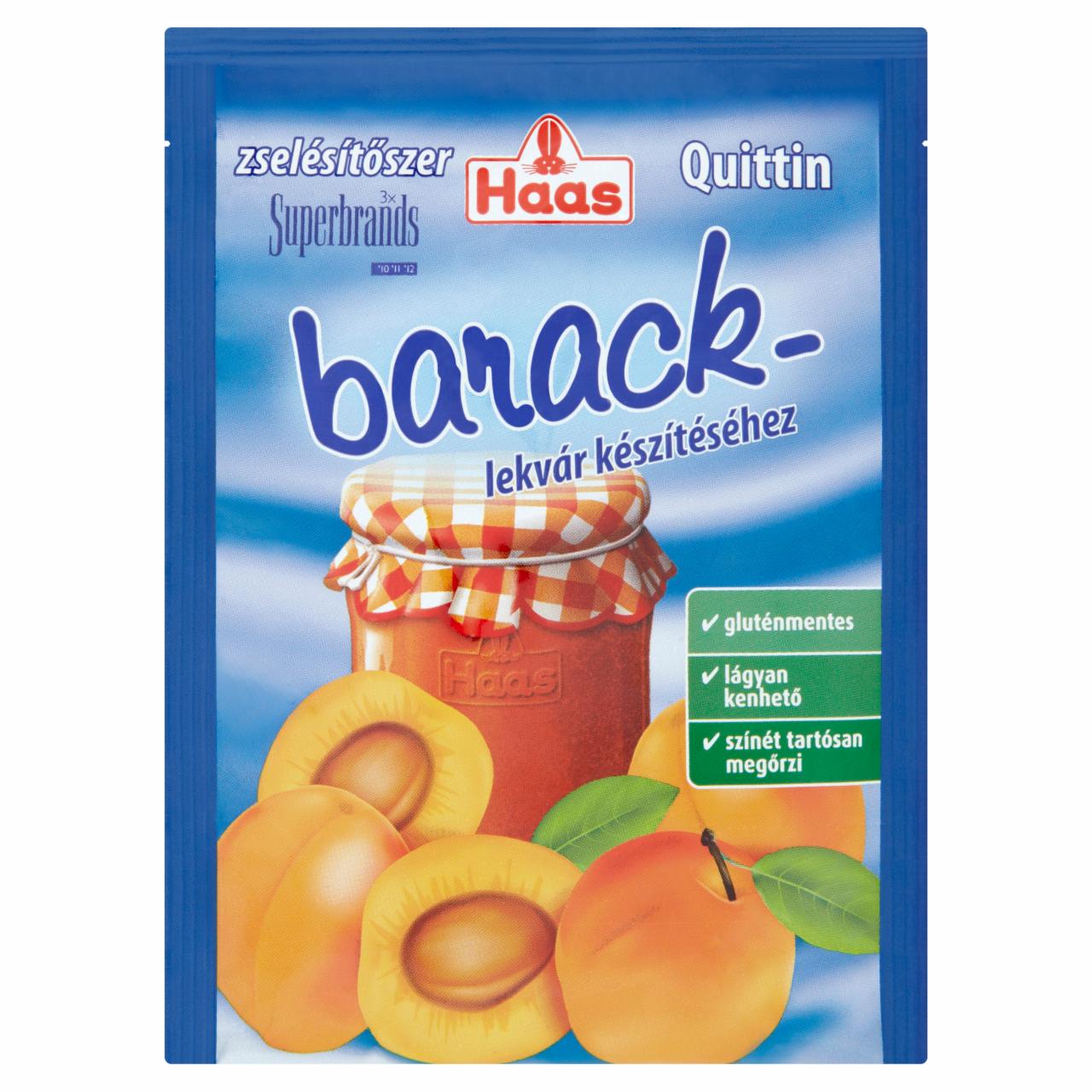 Képek - Haas Quittin zselésítőszer baracklekvár készítéséhez 25 g