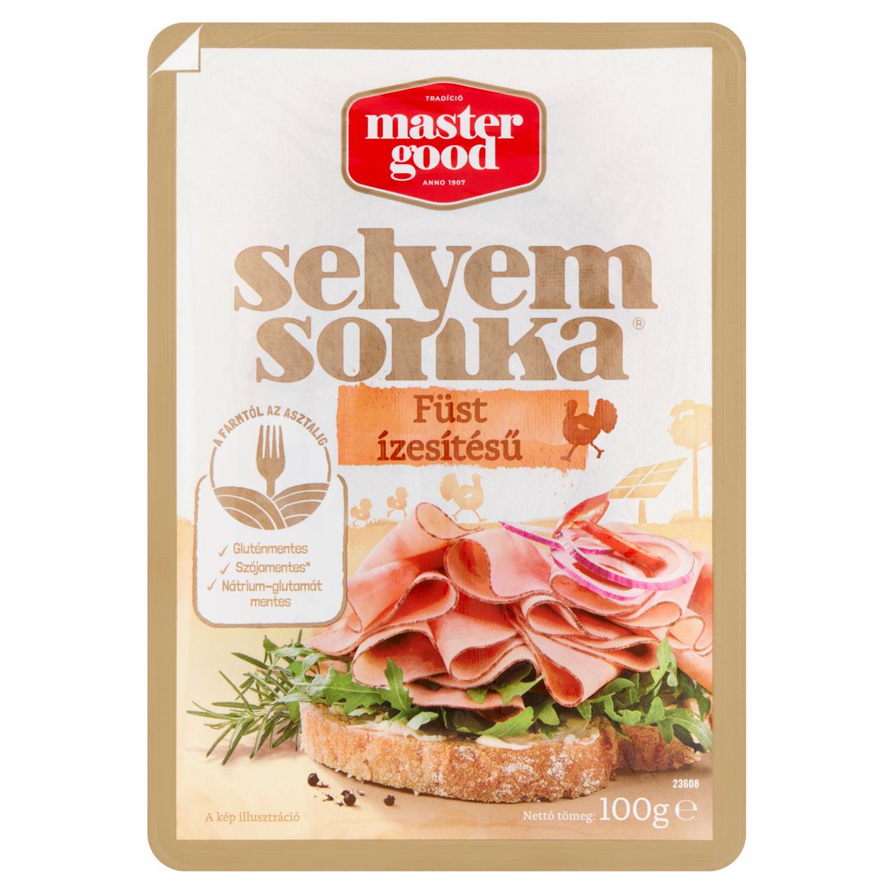 Képek - Master Good szeletelt, füst ízesítésű selyemsonka 100 g