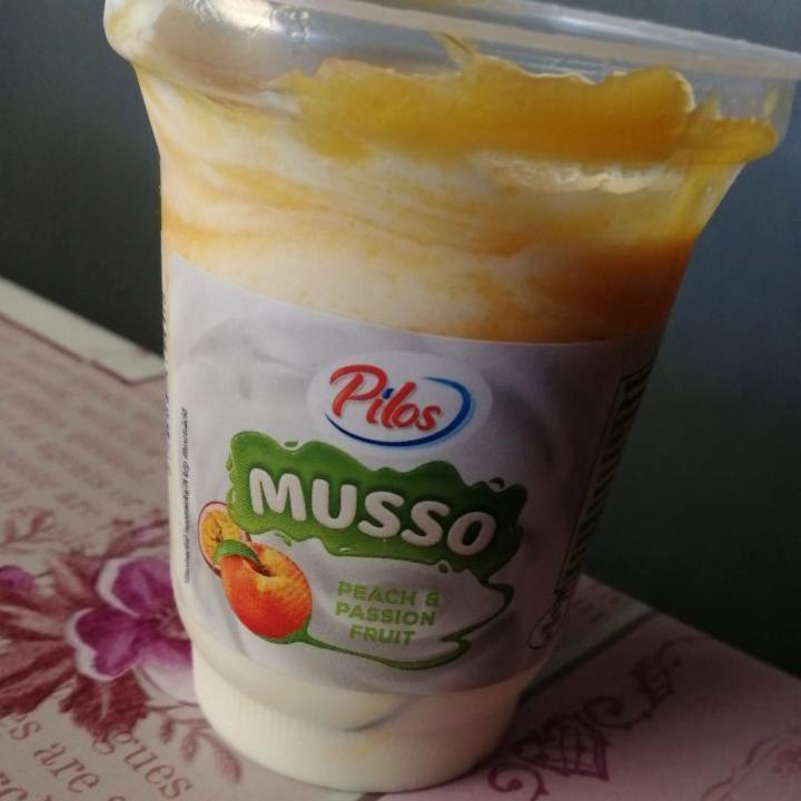 Képek - Musso őszibarackos-maracujás joghurt Pilos