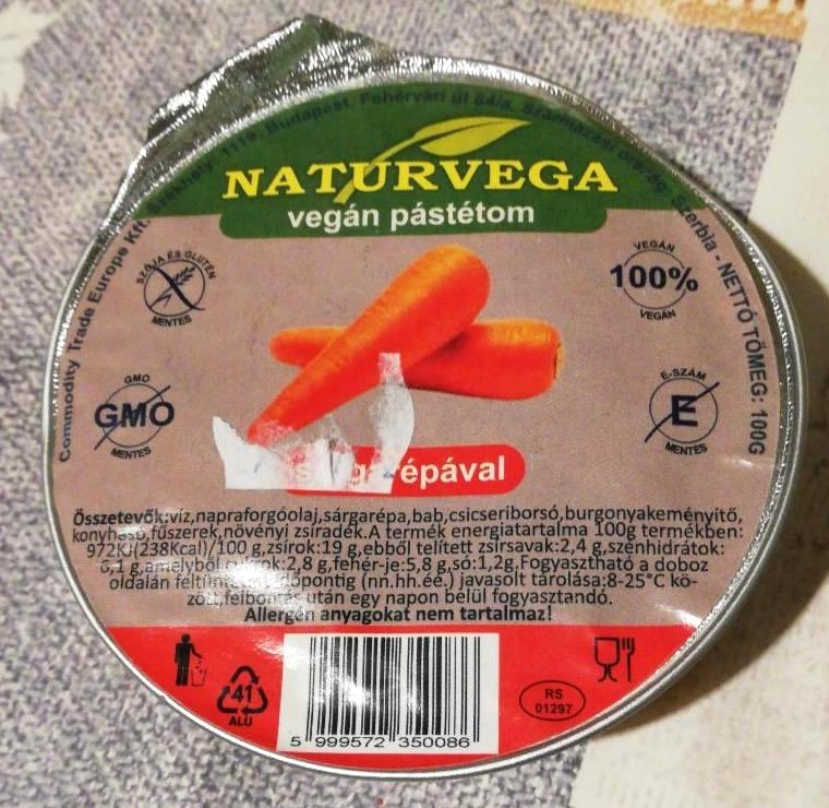 Képek - Vegán pástétom sárgarépával Naturvega