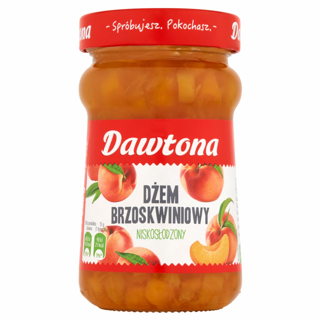 Képek - Dawtona alacsony cukortartalmú őszibarack dzsem 280 g