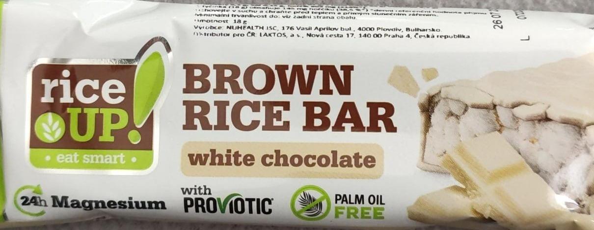 Képek - Brown rice bar White chocolate Rice Up!
