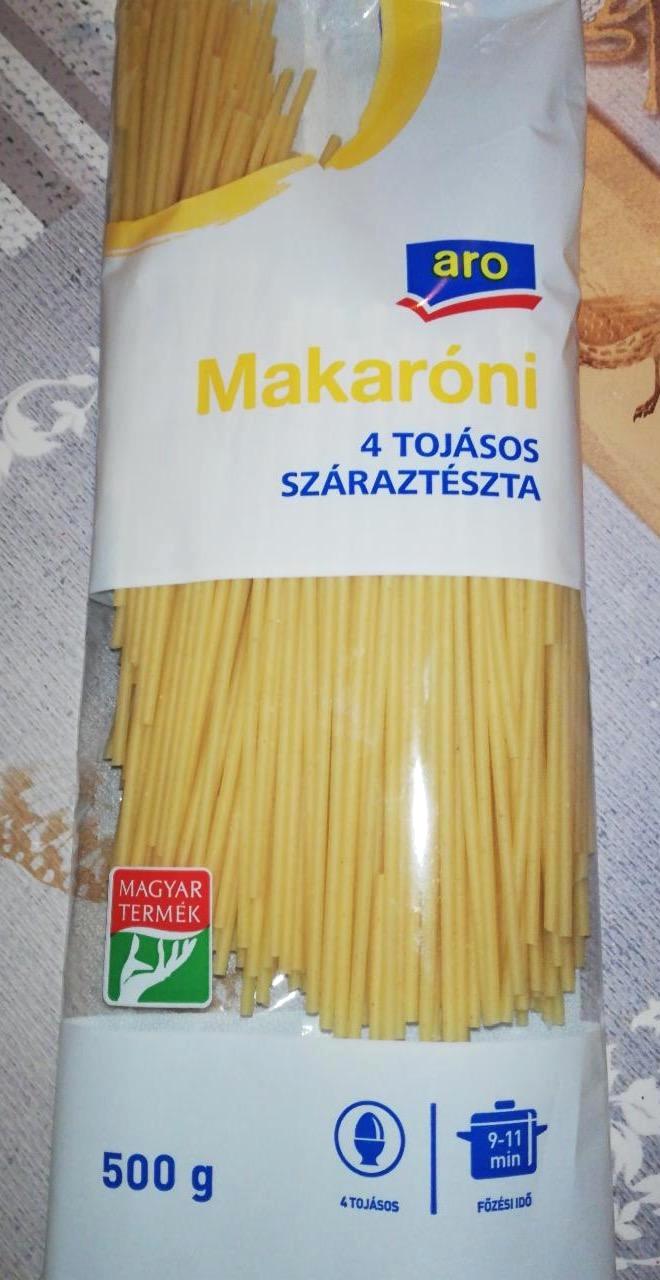 Képek - Makaróni 4 tojásos száraztészta Aro