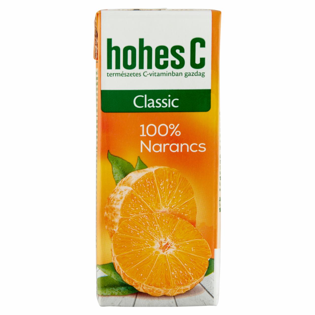 Képek - Hohes C Classic 100% narancslé 0,2 l