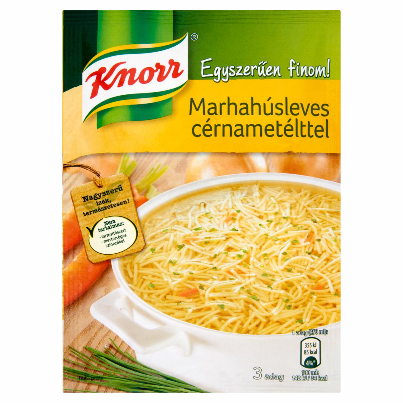 Képek - Knorr Egyszerűen finom! marhahúsleves cérnametélttel 73 g