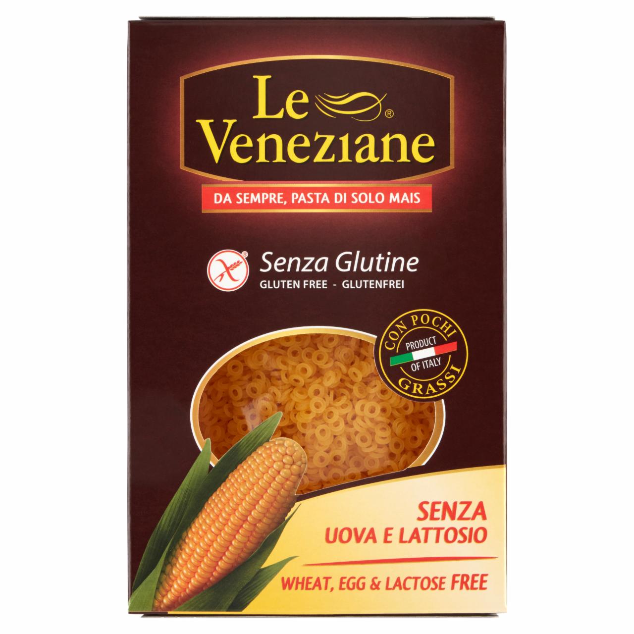 Képek - Le Veneziane Anellini gluténmentes száraztészta 250 g