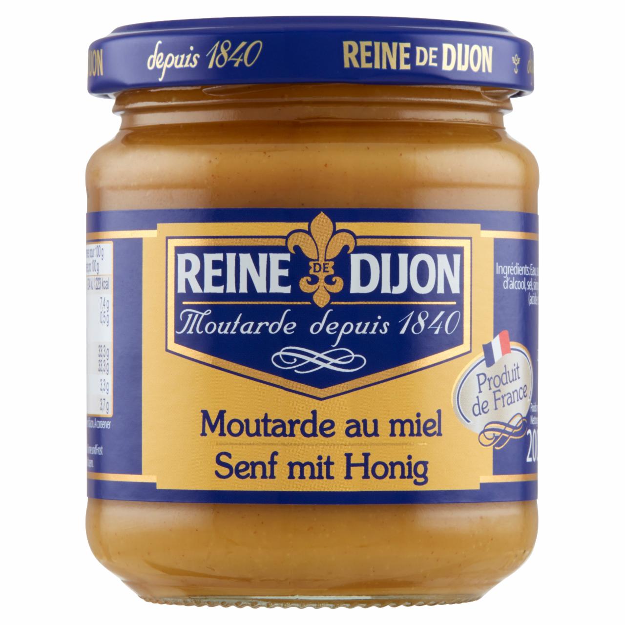 Képek - Reine de Dijon Dijoni mézes mustár 200 g