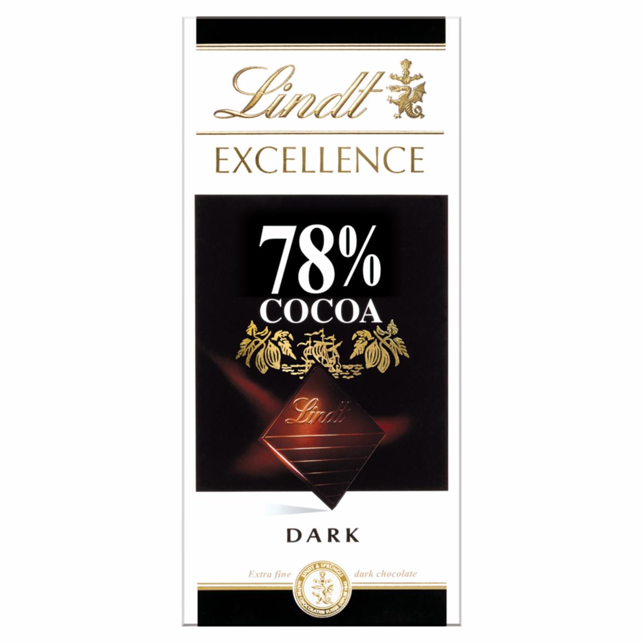 Képek - Lindt Excellence 78% étcsokoládé 100 g