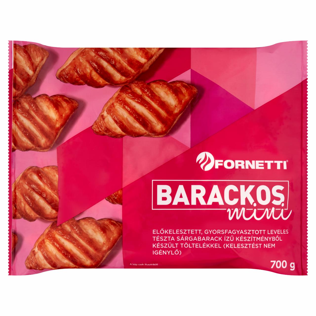 Képek - Előkelesztett, gyorsfagyasztott barackos mini leveles tészta Fornetti