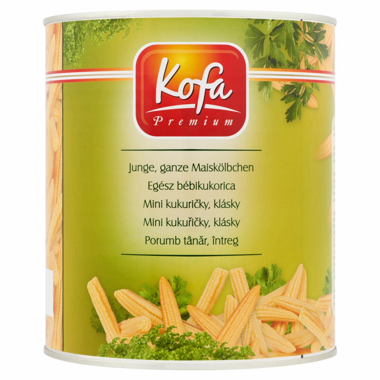 Képek - Kofa Premium egész bébikukorica 2950 g