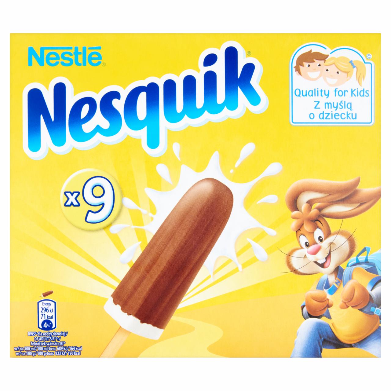Képek - Nesquik kakaós és vaníliás jégkrém 9 x 43 ml