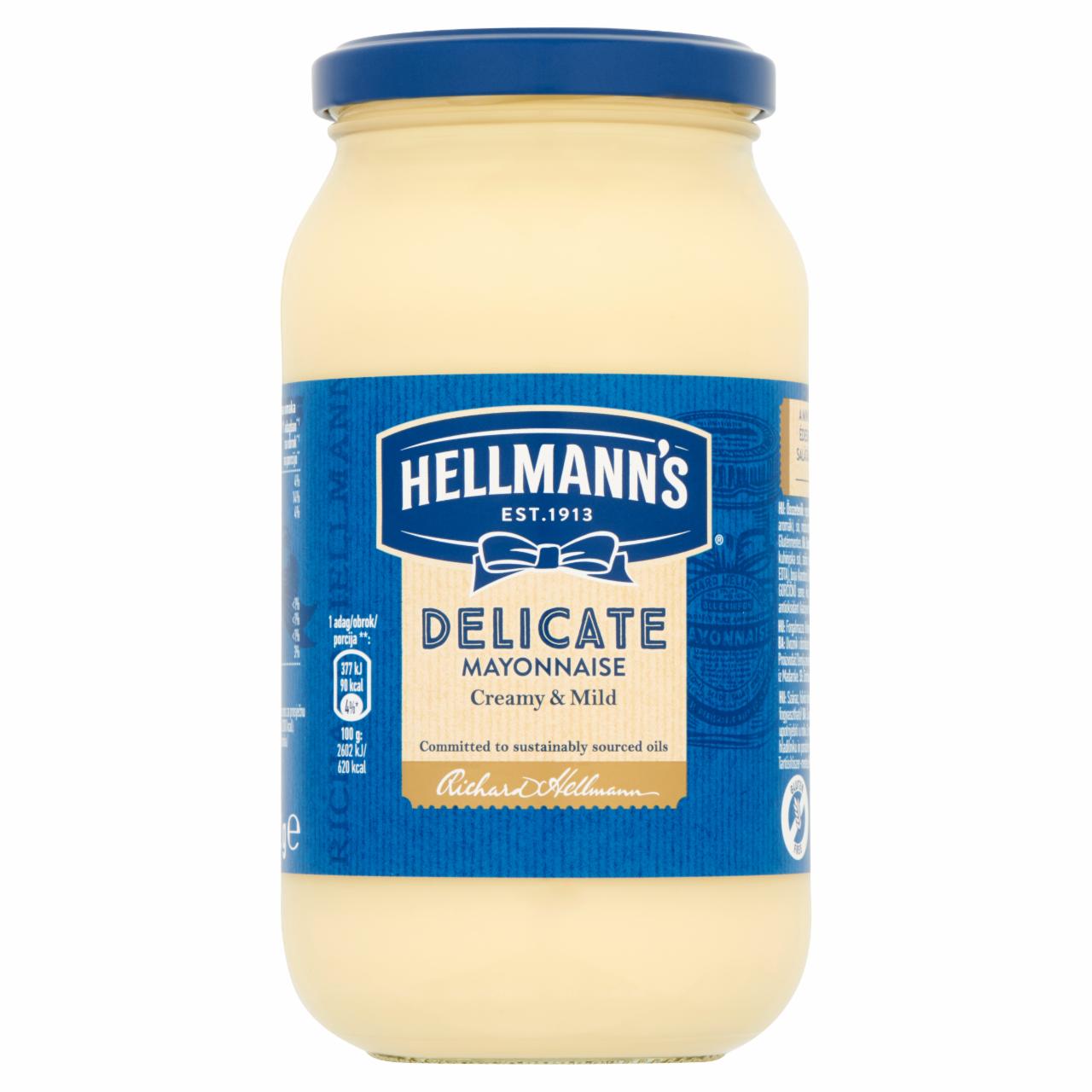 Képek - Hellmann's Delicate majonéz 412 g