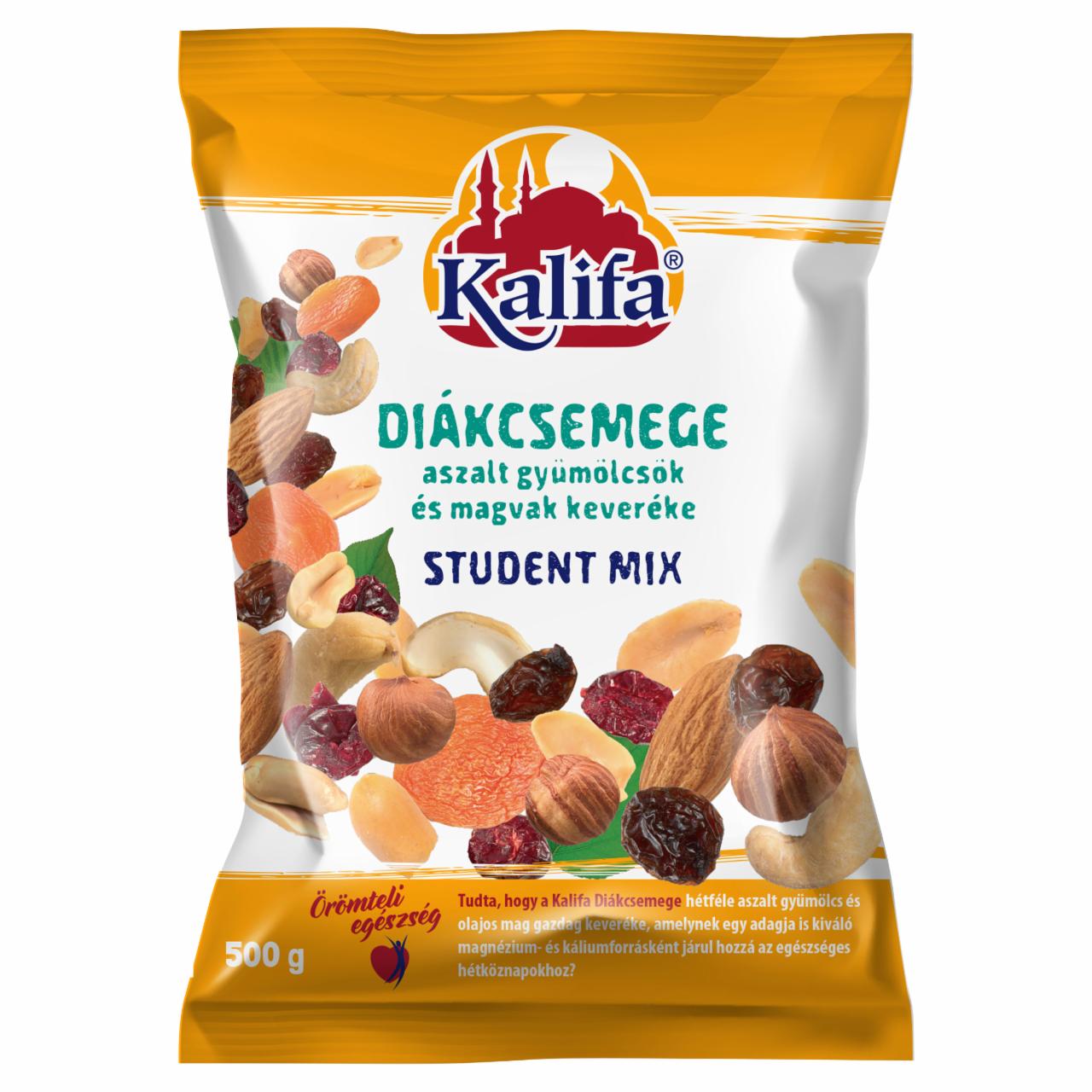 Képek - Kalifa Diákcsemege aszalt gyümölcsök és magvak keveréke 500 g