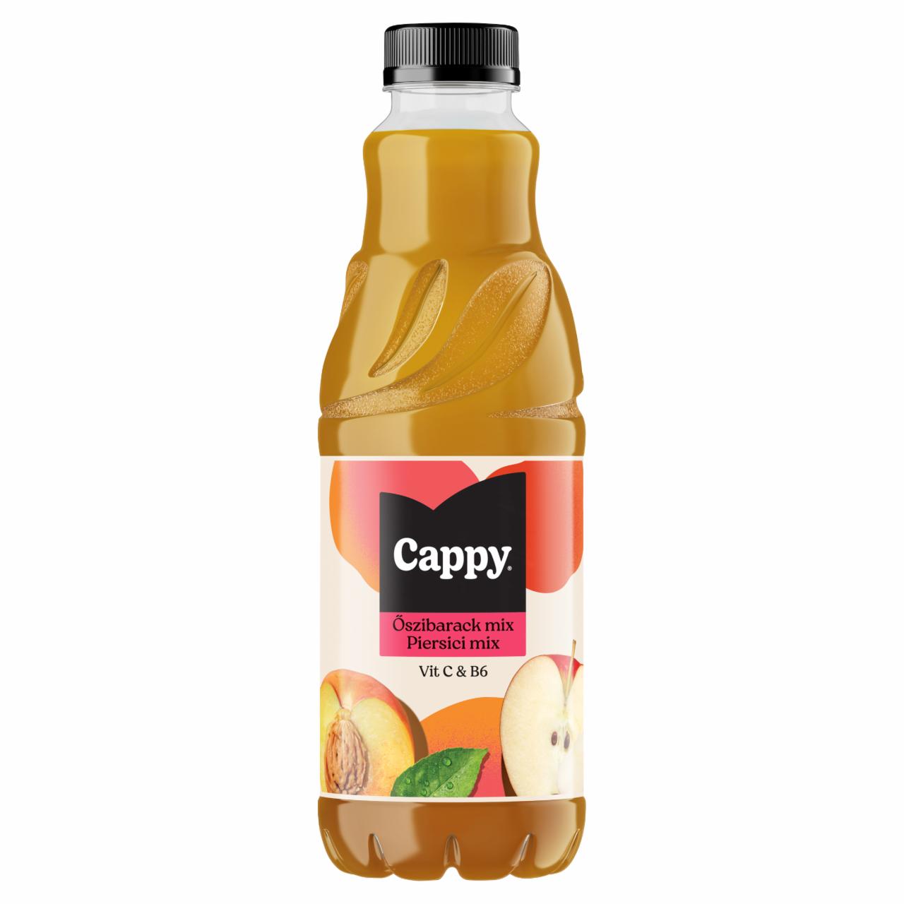 Képek - Cappy őszibarack mix gyümölcsital cukorral és édesítőszerekkel 1 l