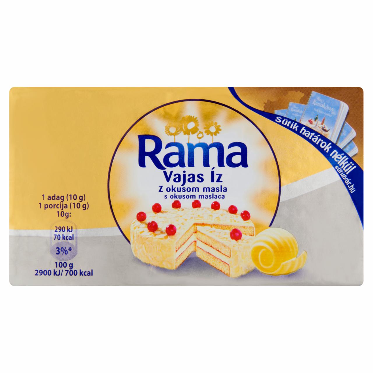 Képek - Rama Vajas Íz sütőmargarin 500 g