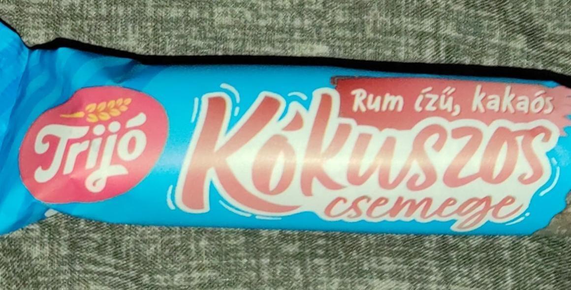 Képek - Kókuszos csemege rum ízű, kakaós Trijó