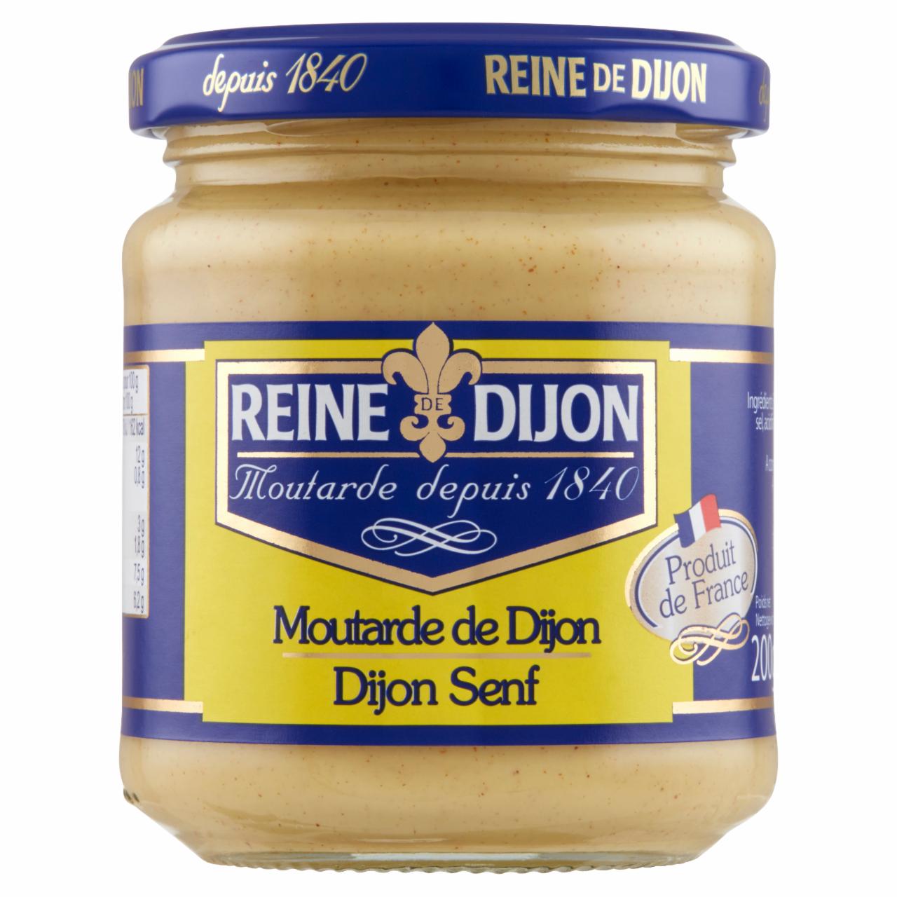 Képek - Reine de Dijon Dijoni mustár ecettel 200 g