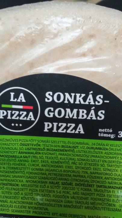 Képek - Sonkás gombás pizza La Pizza