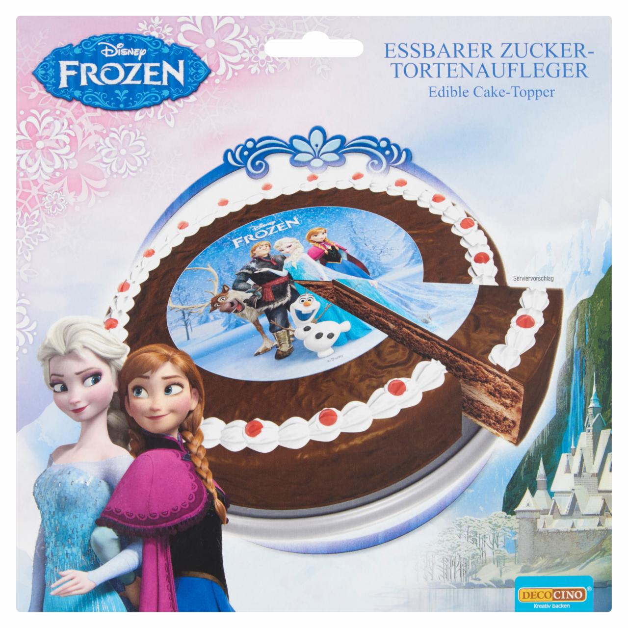 Képek - Decocino Disney Frozen kerek tortadekor 16 cm 13 g