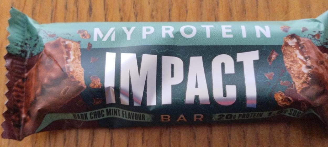 Képek - Impact Bar Dark choc mint MyProtein