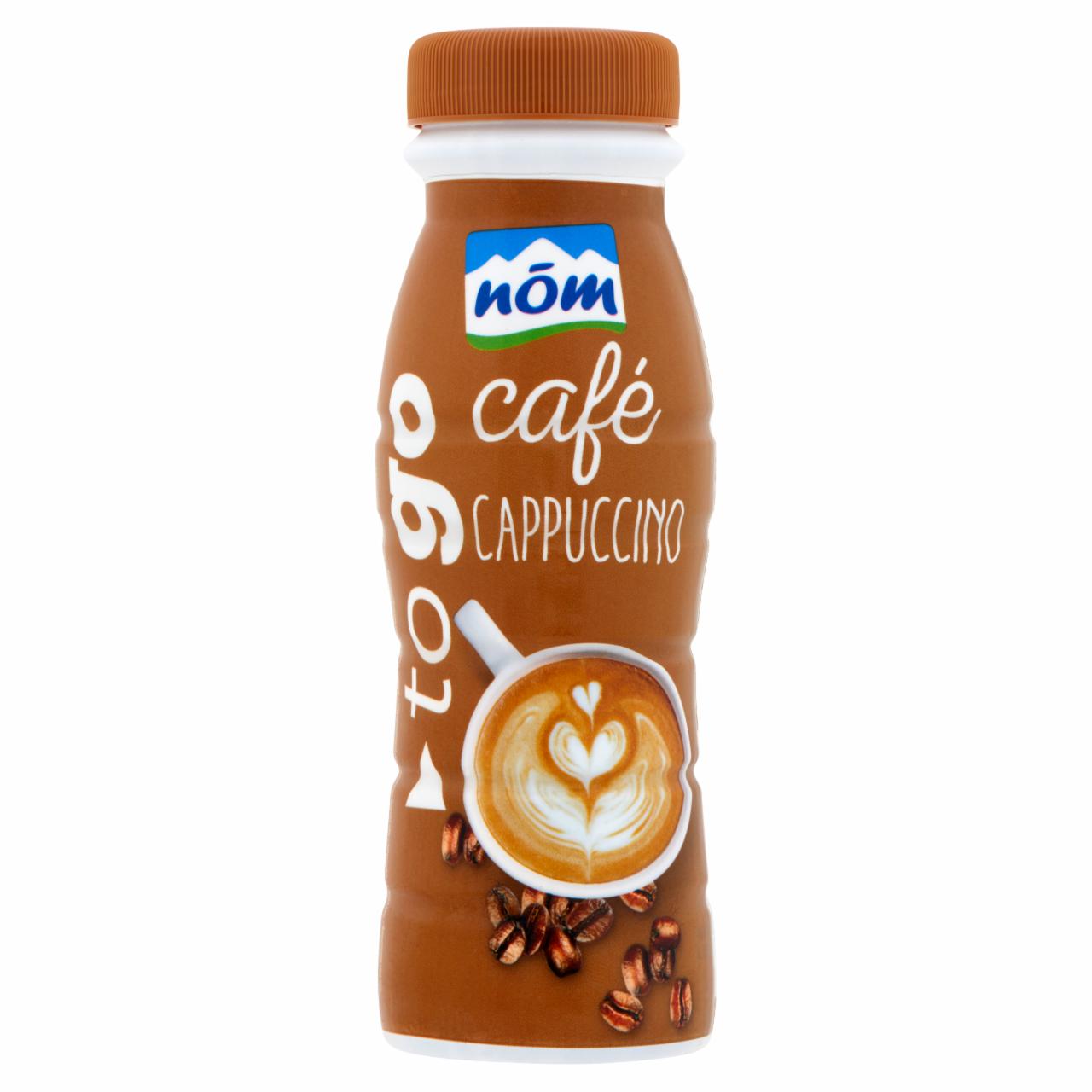 Képek - NÖM to go Café Cappuccino UHT zsírszegény kávéízesítésű tejital 250 ml