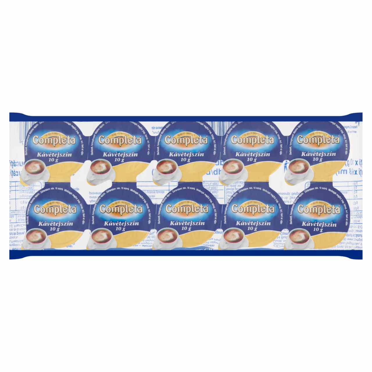 Képek - Completa félzsíros kávétejszín 10% 10 x 10 g