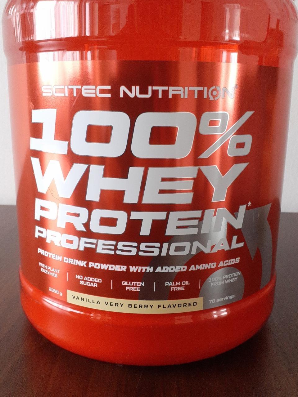 Képek - 100% whey protein vanilla very berry flavored Scitec Nutrition