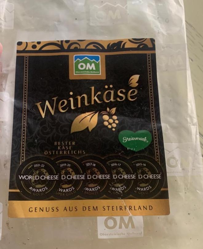 Képek - Obersteirische Molkerei Weinkäse zsíros, kemény, érlelt sajt 250 g