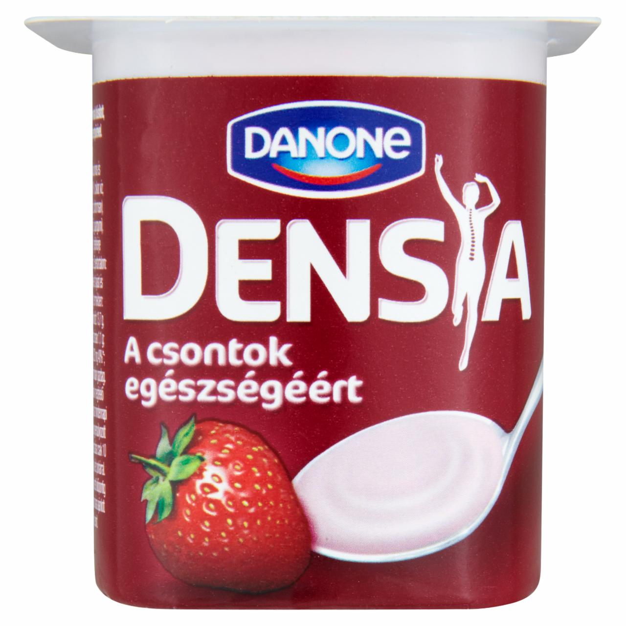 Képek - Danone Densia kalciummal és D-vitaminnal dúsított, élőflórás, zsírszegény epres joghurt 125 g