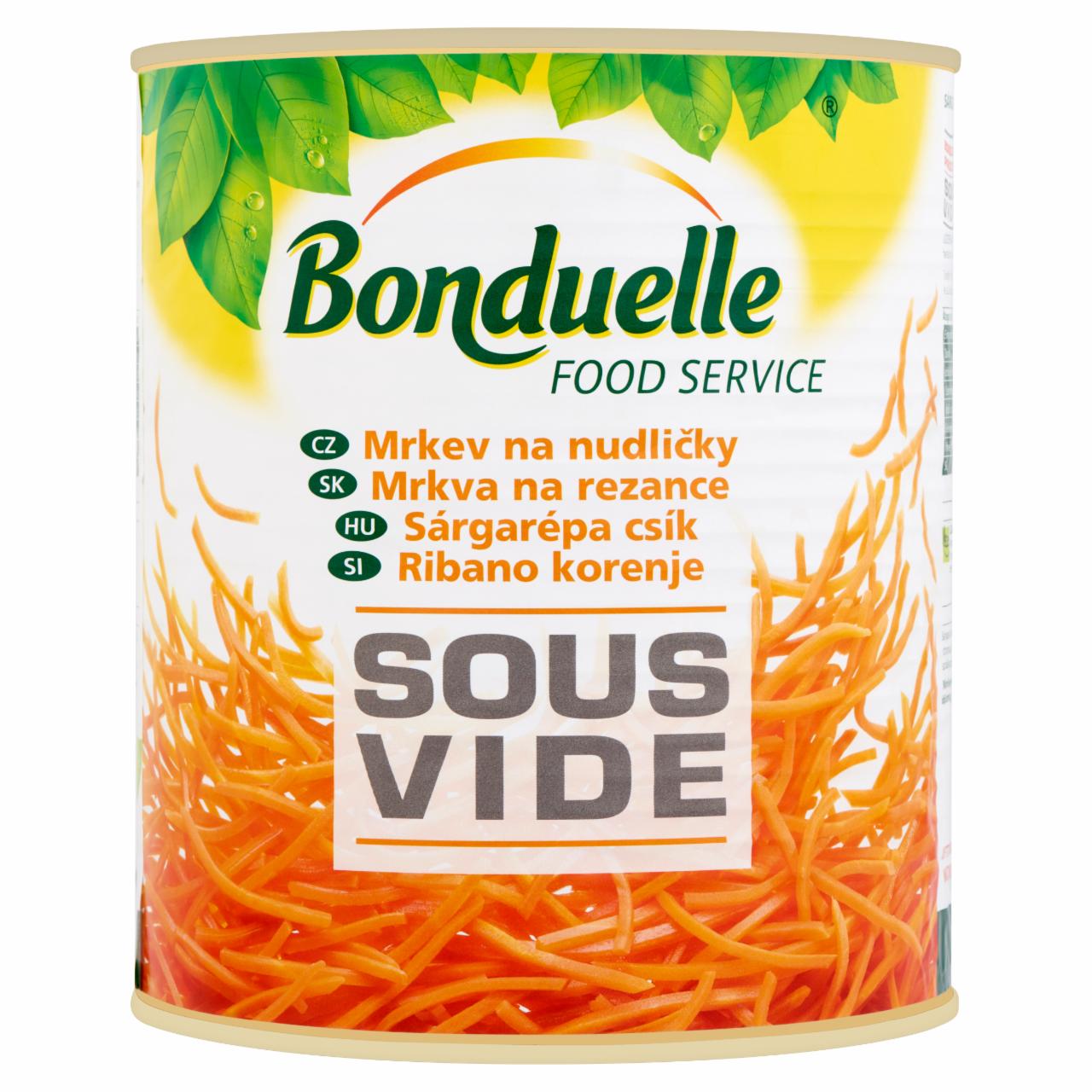 Képek - Bonduelle Food Service Sous Vide gőzben párolt sárgarépa csík 2000 g
