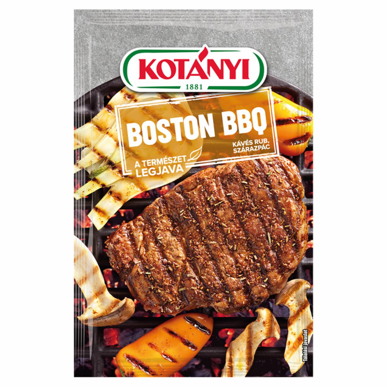 Képek - Kotányi Boston BBQ kávés rub, szárazpác fűszerkeverék 22 g