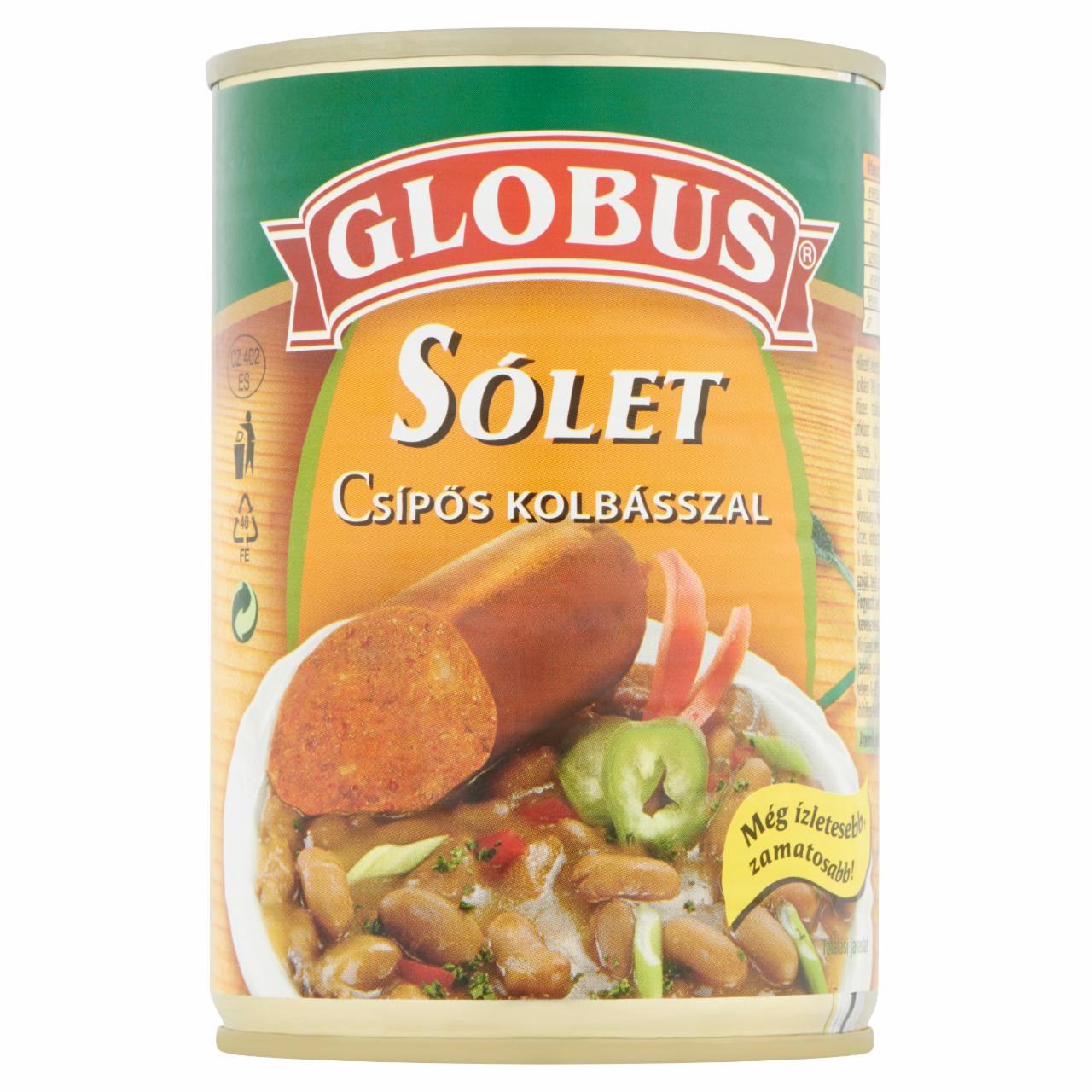 Képek - Globus sólet csípős kolbásszal 400 g