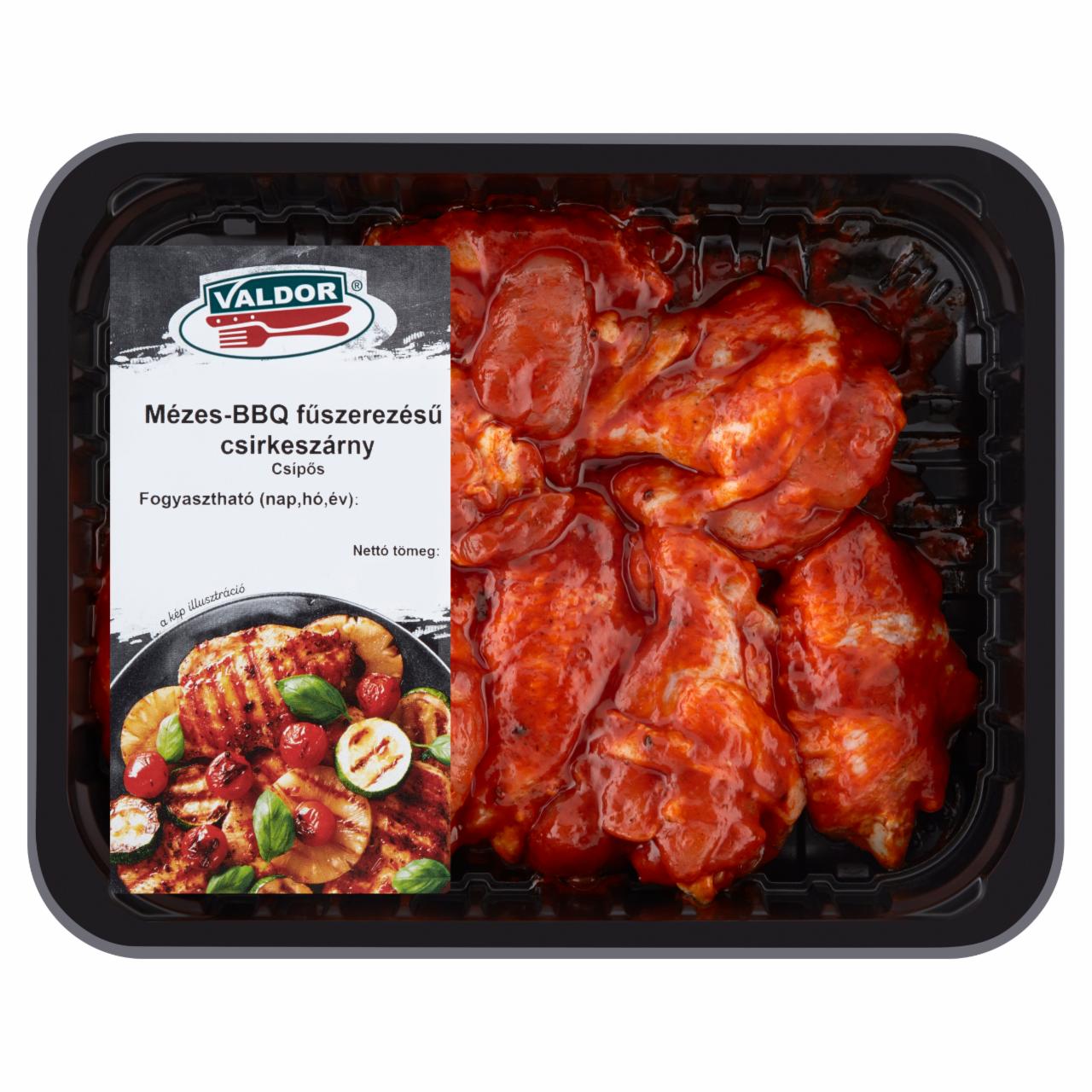 Képek - Valdor csípős, mézes-BBQ fűszerezésű csirkeszárny 450 g